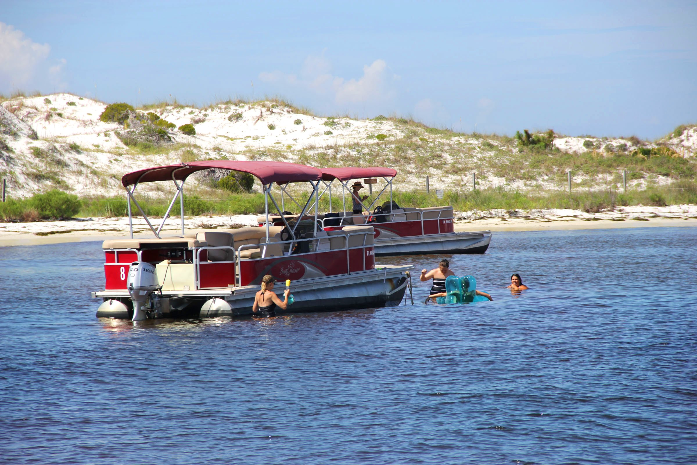 Panama City Beach Pontoon Rentals Boat Rentals Shell Island